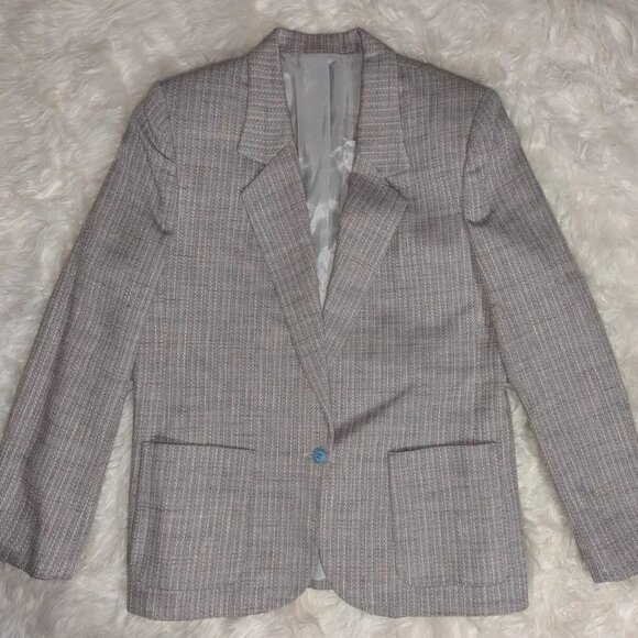 Stanley Adams Men's Coat Size 12 Regular Gray 100% Wool Jacket - Picture 1 of 6